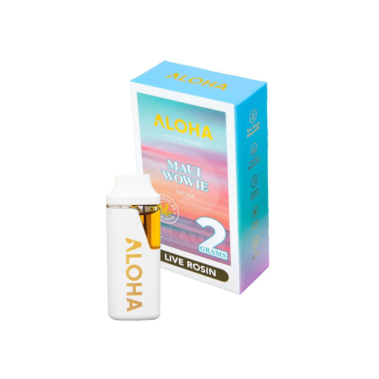 Aloha 2G Live Rosin Disposable Maui Waui | SATIVA