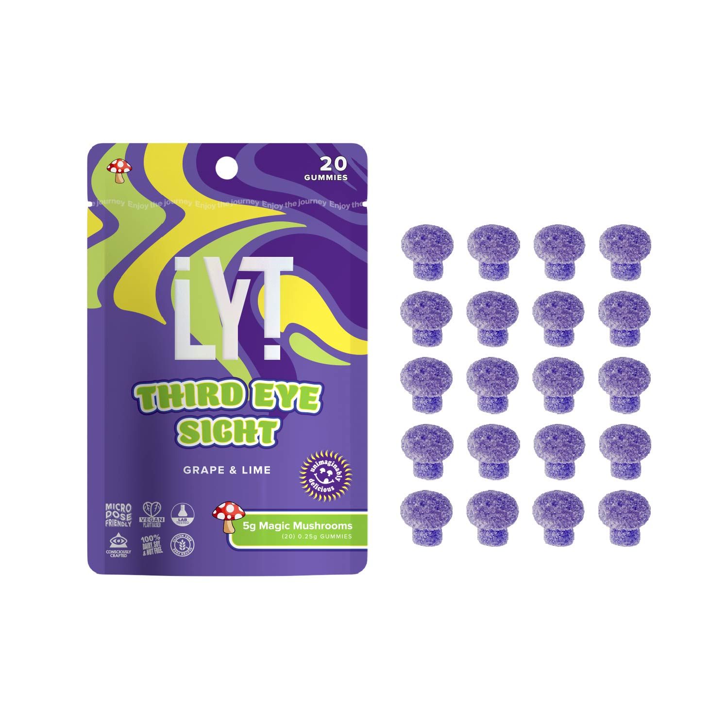 LYT Magic Gummies | Grape & Lime