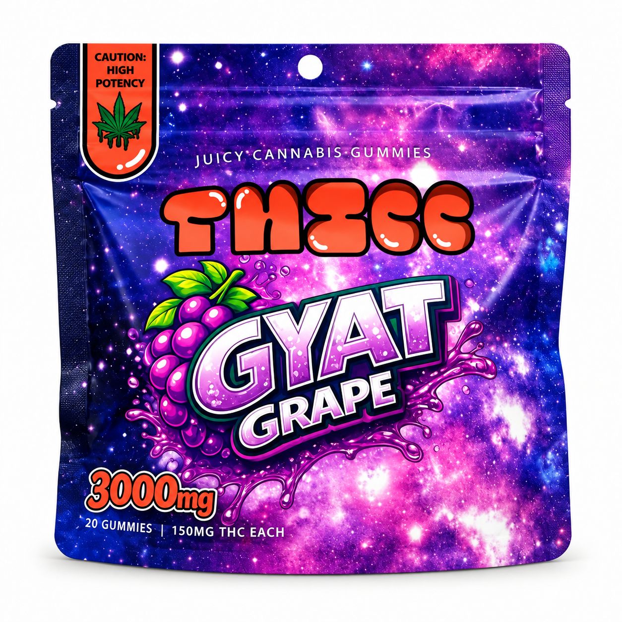3000mg Thicc Gummies GYAT Grape