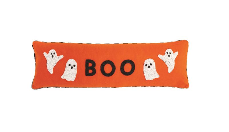Boo Long Beaded Pillow