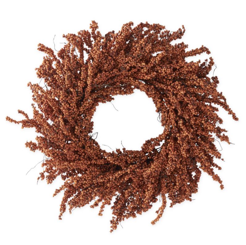 30" Orange Berry Wreath