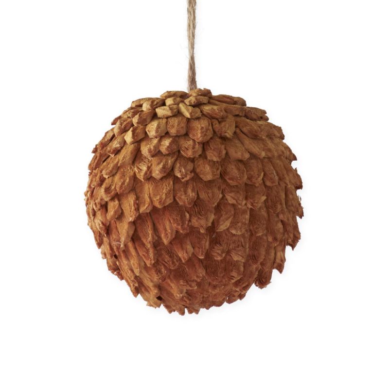 6" MU Petal Leaf Ball Orn.