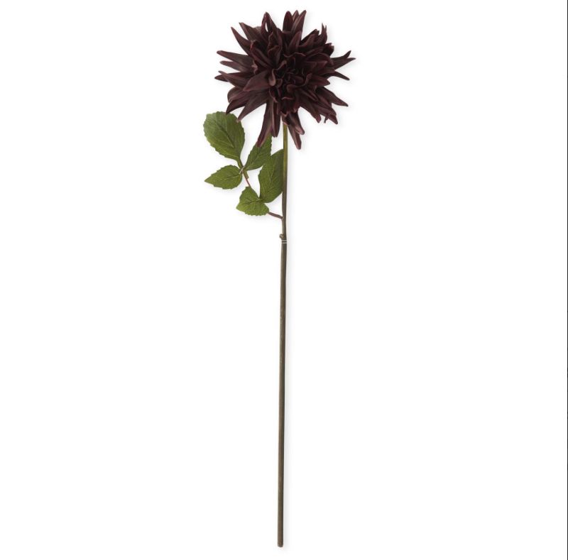 29" Burgundy Real Touch Dahlia Stem