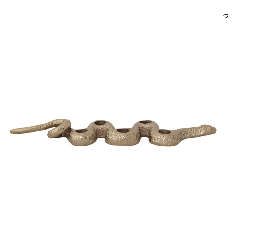 Gold Snake Shaped Holder