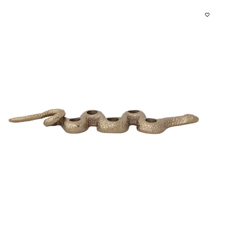 Gold Snake Shaped Holder