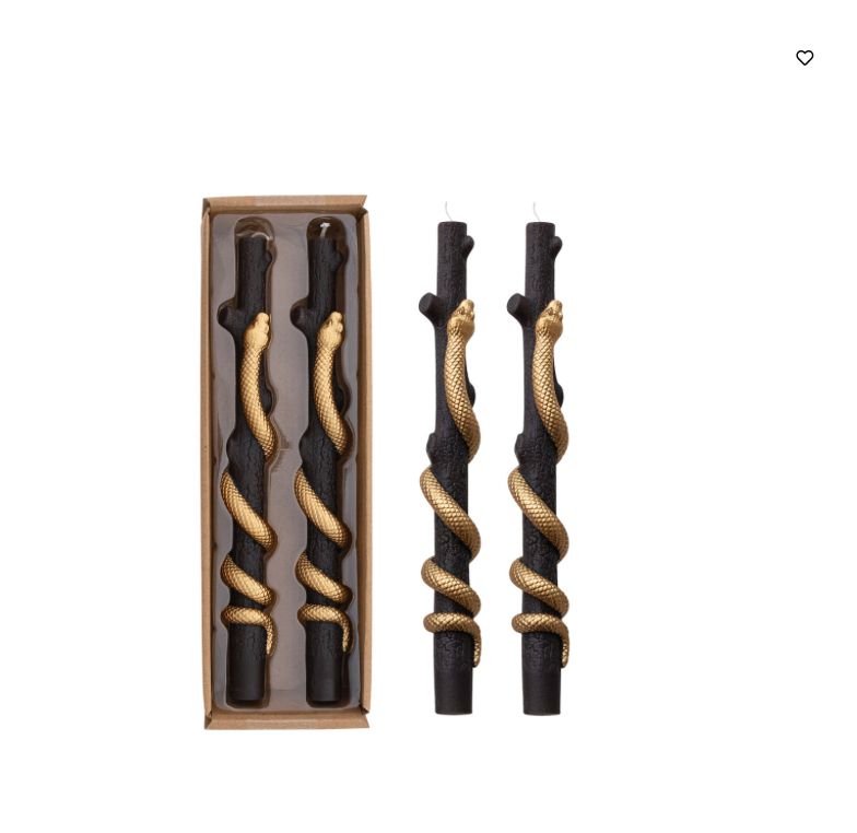 Snake Taper Candles Box Set