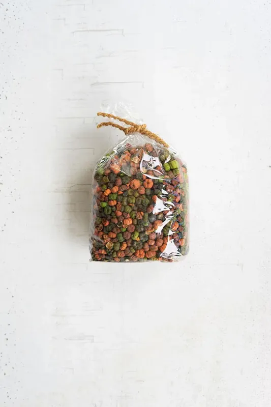 Orange &amp; Green Putka Pods