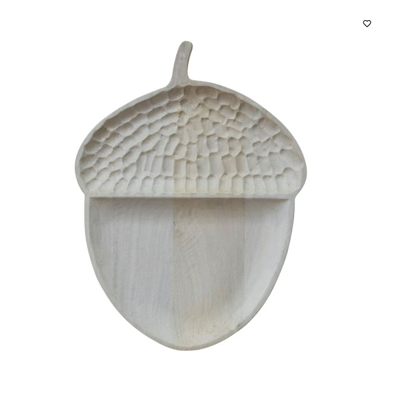 Wood Acorn Serving Board