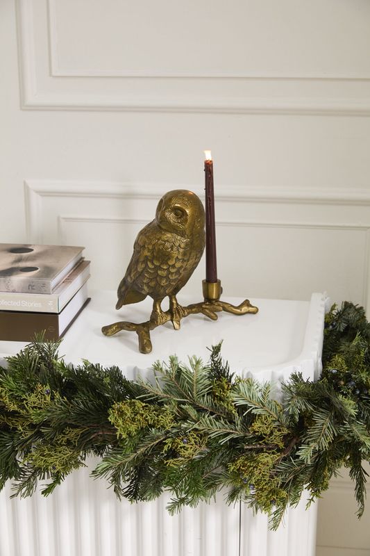 Owl's Watch Candleholder