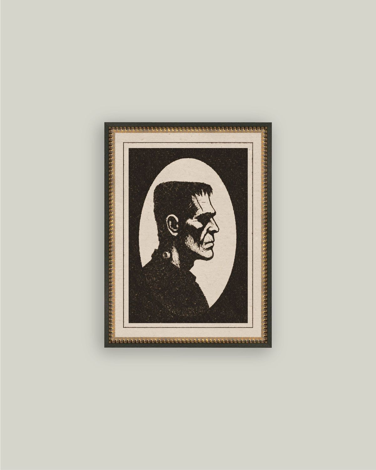 Frankenstein Cameo, Frame Size: 12x16