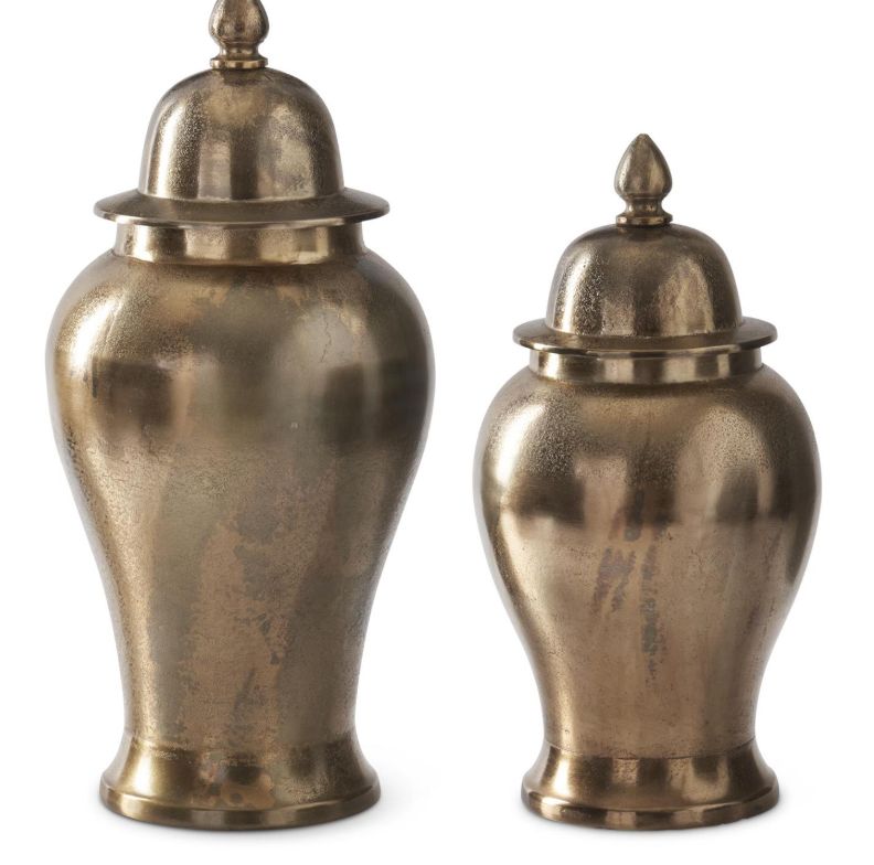 Gold Urn, Size: 21"