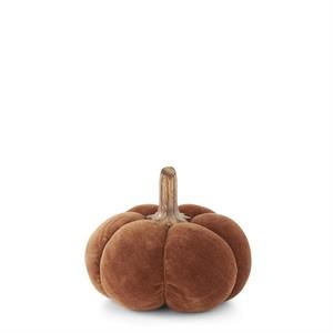 Brown Velvet Pumpkin, Size: S