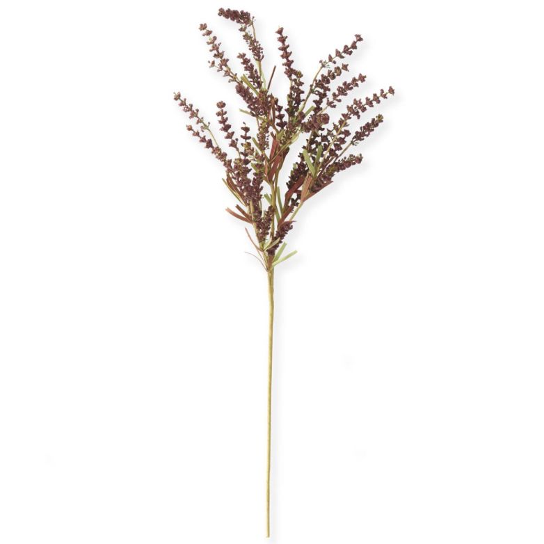 32" Burgundy Seed Berry Stem