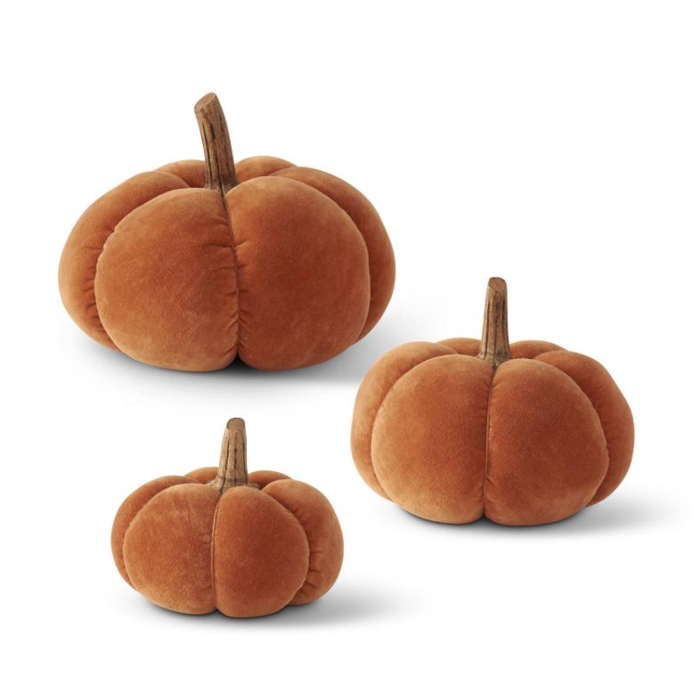 Rust Velvet Pumpkins