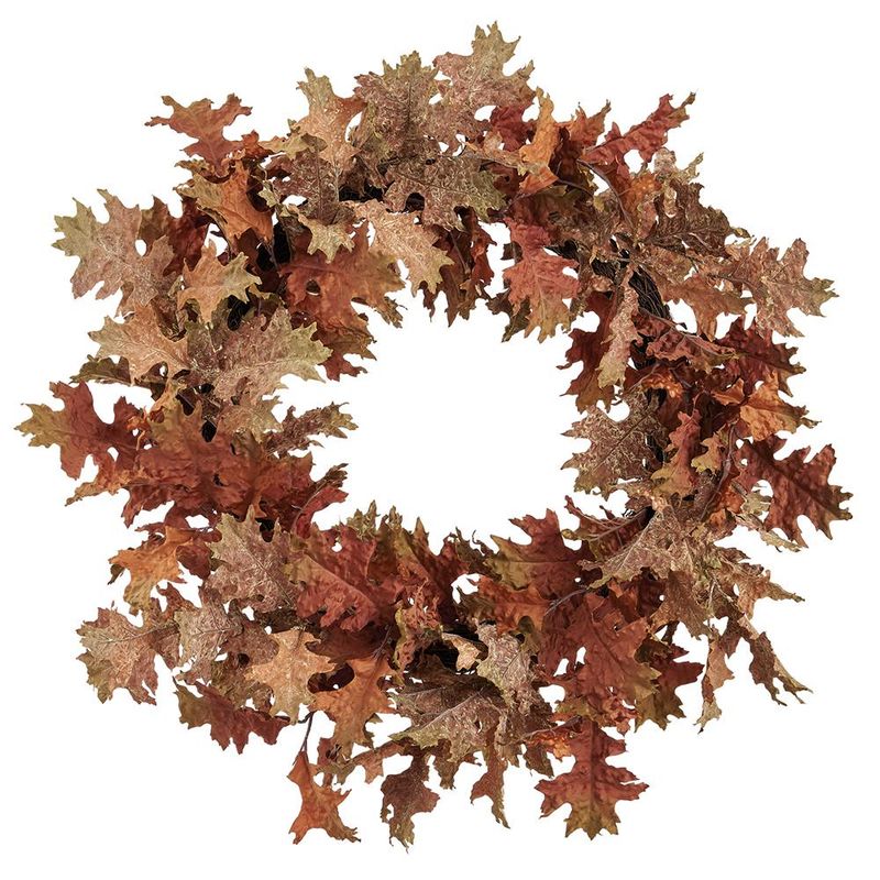 30" Oak Leaf Wreath Two Tone