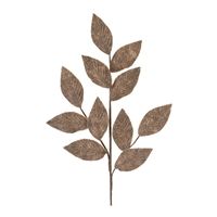 Brown Felt Leaf Spray
