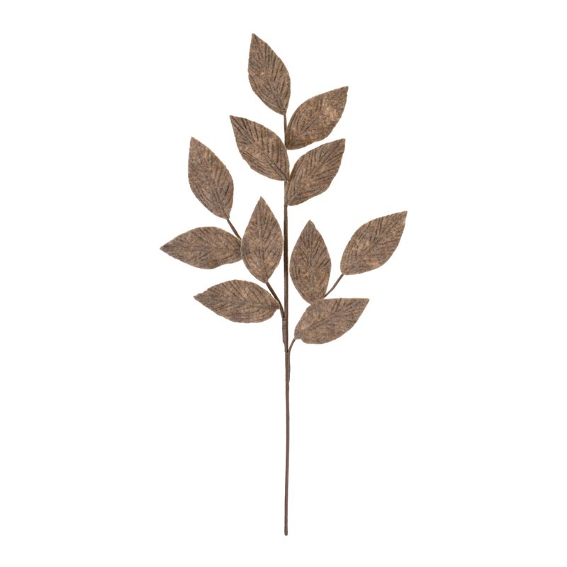 Brown Felt Leaf Spray