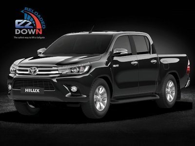 Toyota Hilux REVO - EZDown Reloaded - 2016 - current Model
(ASSISTING LOWERING AND LIFTING OF YOUR TAILGATE) Toyota Hilux REVO - EZDown Reloaded - 2016 - current Model
(ASSISTING LOWERING AND LIFTING OF YOUR TAILGATE)