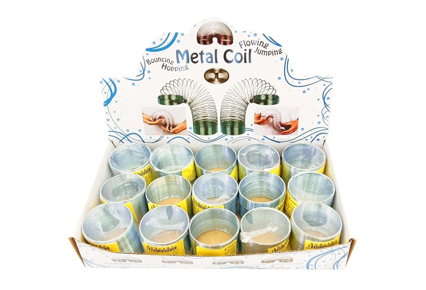 018850 METAL SPRING IN SHRINK PACK 15 IN DISPLAY BOX