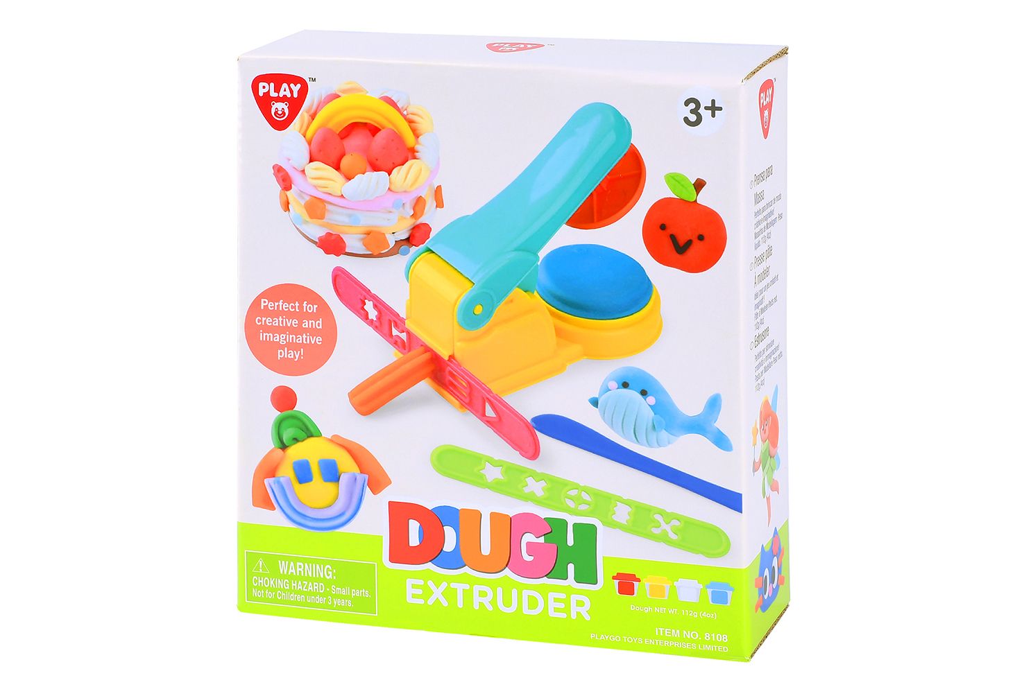 020320 PLAY DOUGH EXTRUDER 4X10Z DOUGH INCLUDED