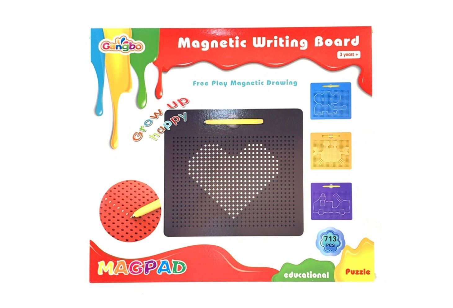 018867 MAGNETIC PAD IN P/B HEART
