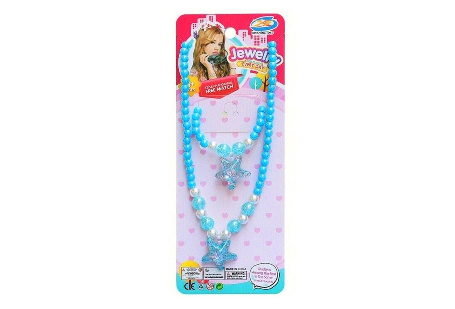 018948 2PCE JEWELLERY SET IN HANG CARD - SEASTAR