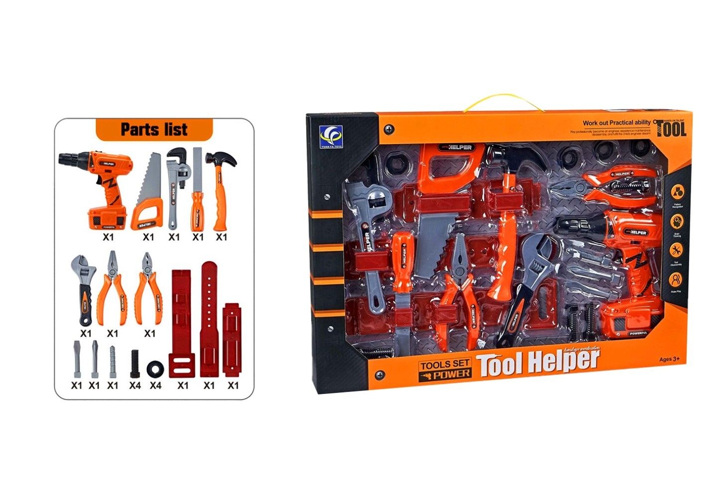018706 BO DRILL TOOL SET IN WINDOW BOX LARGE