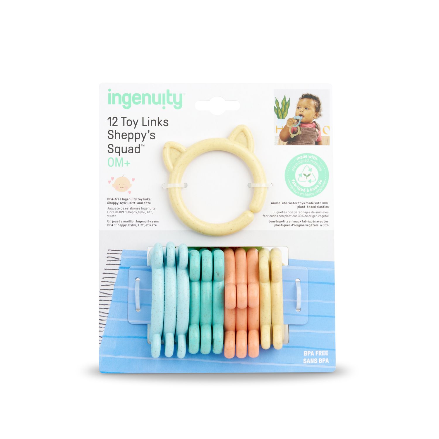 018189 ING SHEPPY'S SQUAD TOY LINKS (12 LINKS) PLANT-BASED