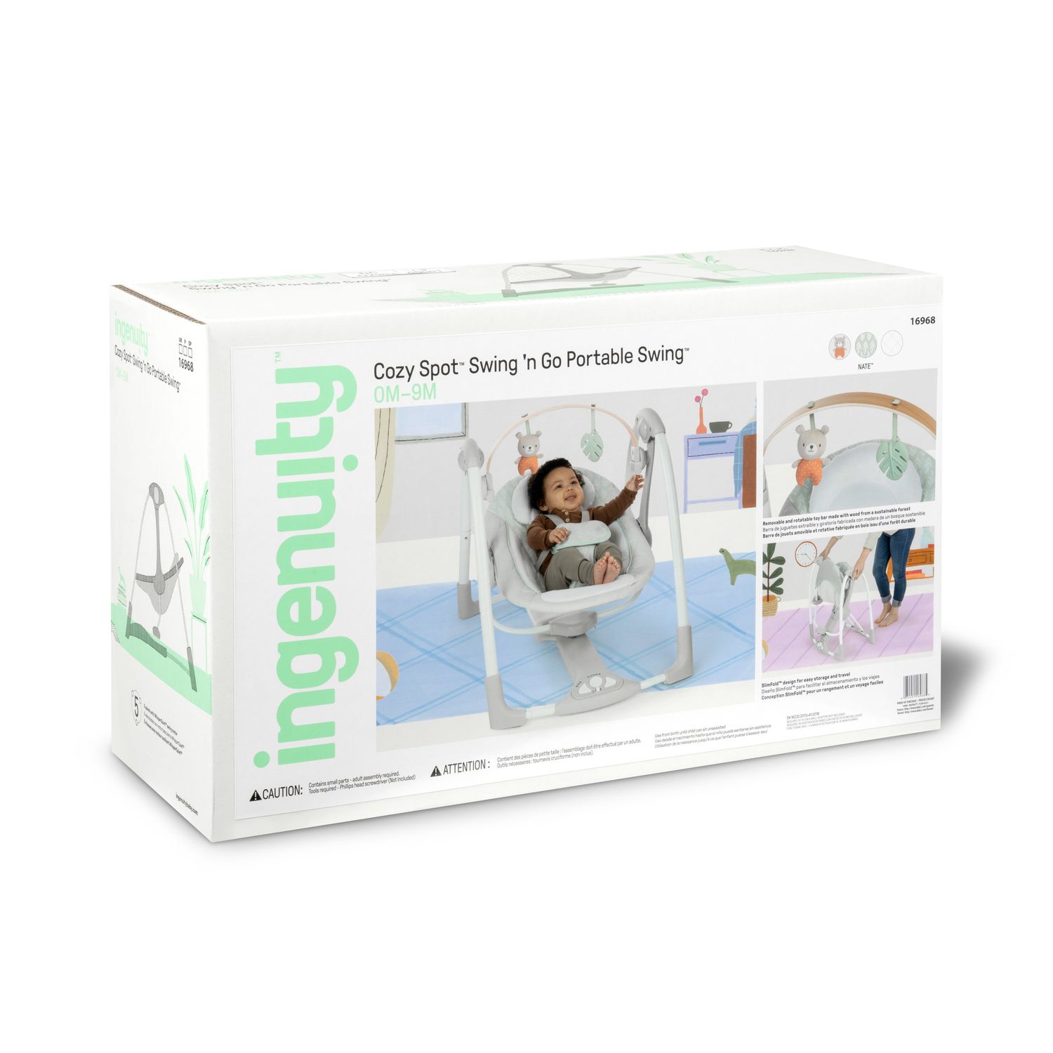 018224 ING COZY SPOT™ SWING 'N GO PORTABLE SWING™