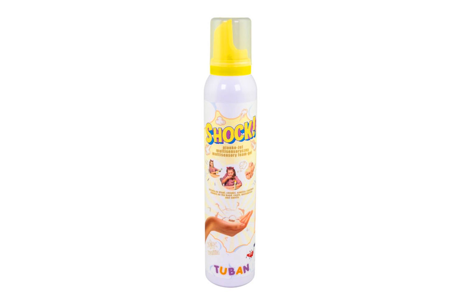018574 TUBAN SHOCK! FOAM-GEL VANILLA 200 ML 15 IN DISPLAY