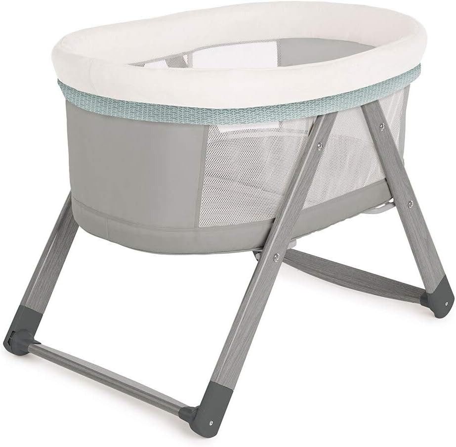014156 ING WOOD FOLDAWAY ROCKING BASSINET CLASSIC WALLACE