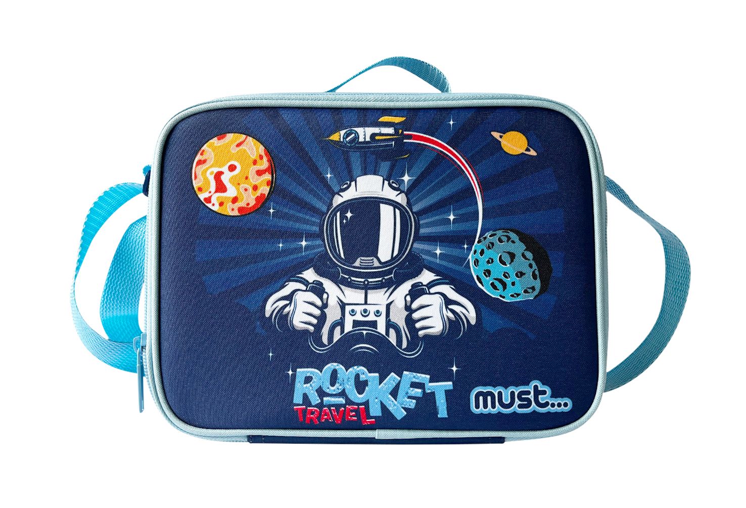 019252 MUST LUNCH BAG ROCKET TRAVEL