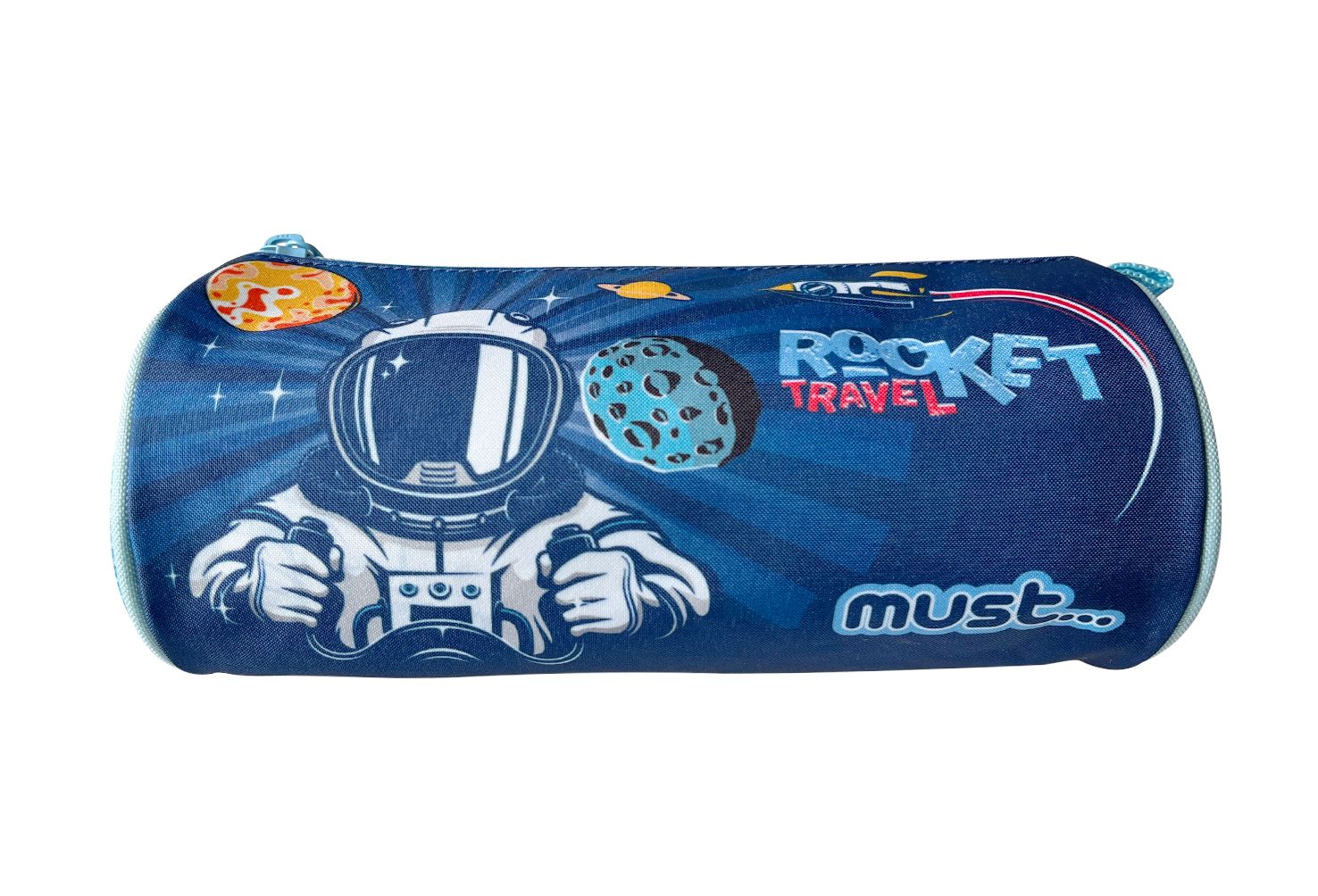 019253 MUST PENCIL CASE ROCKET TRAVEL