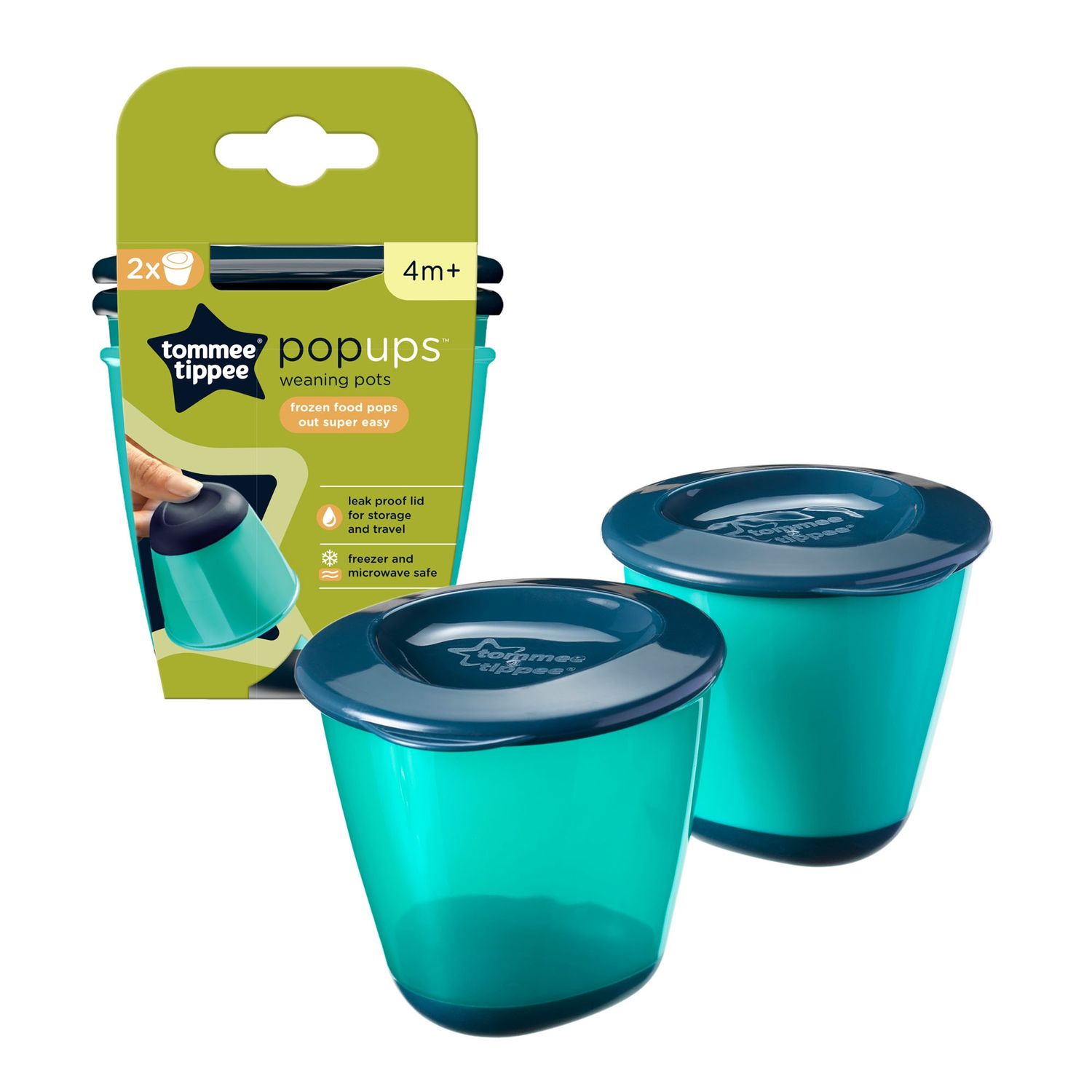 446502 POP UP WEANING POTS X 2