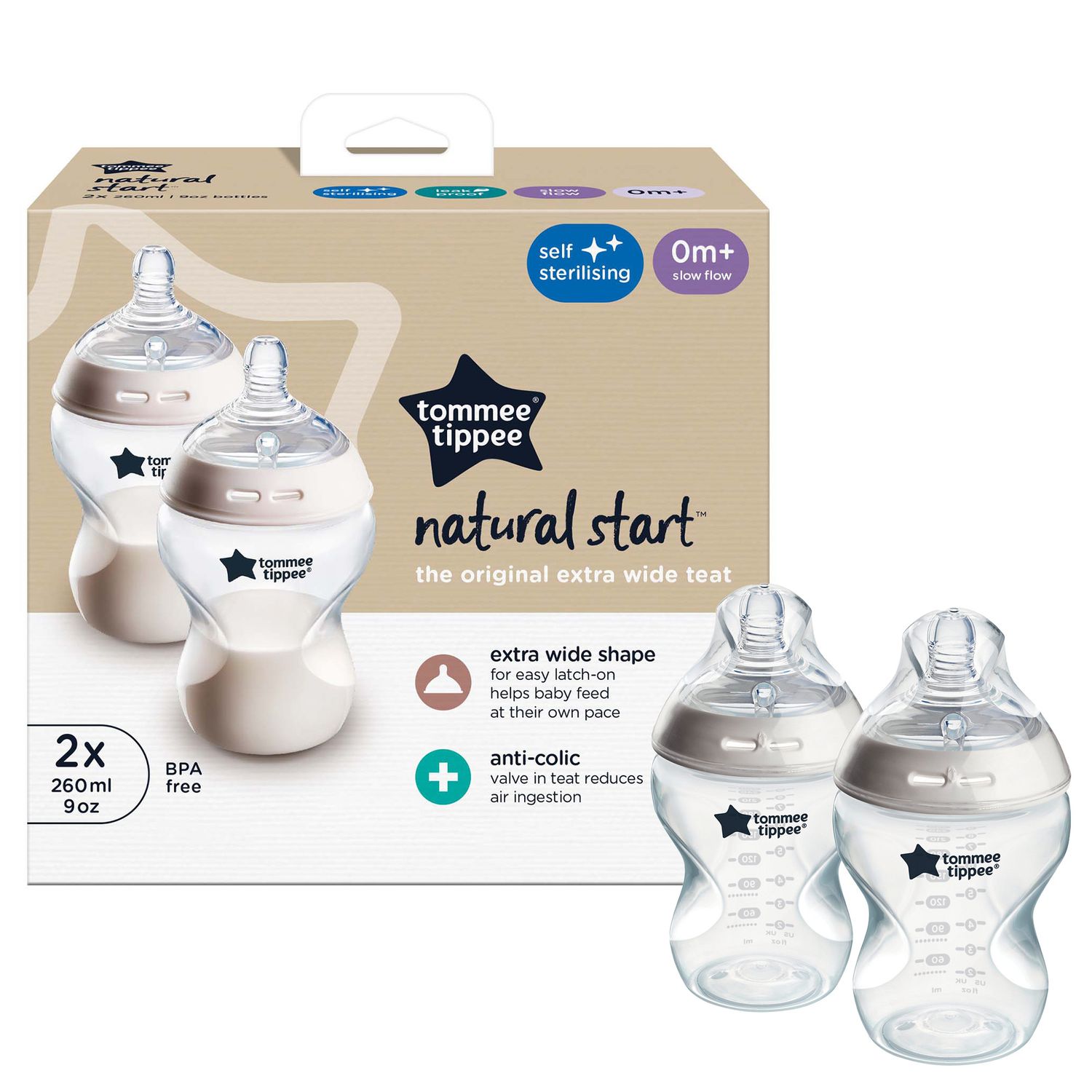 422520 CTN 260ML BOTTLE X 2