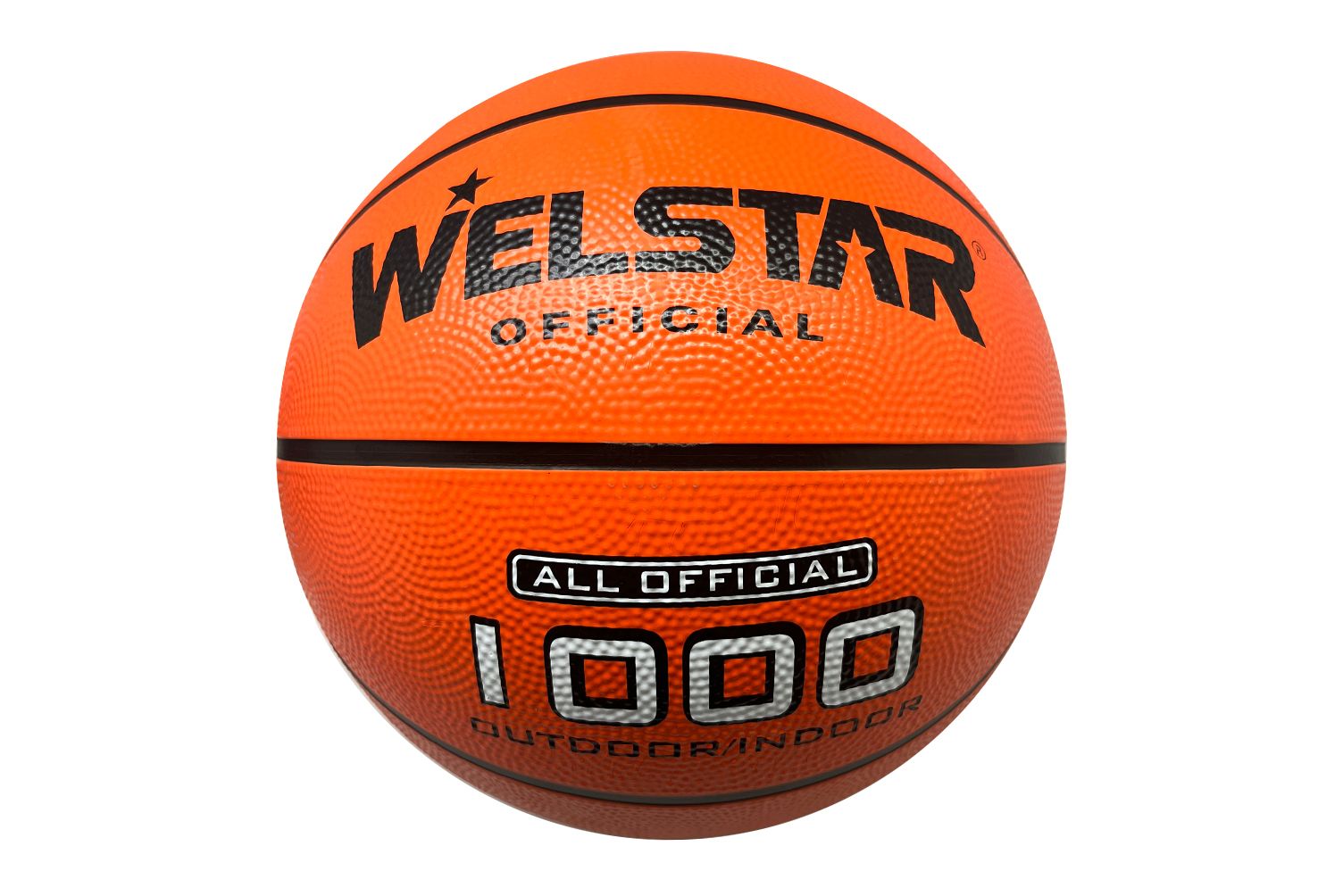 018465 WELSTAR - BASKETBALL RUBBER DEFLATED IN POLYBAG
