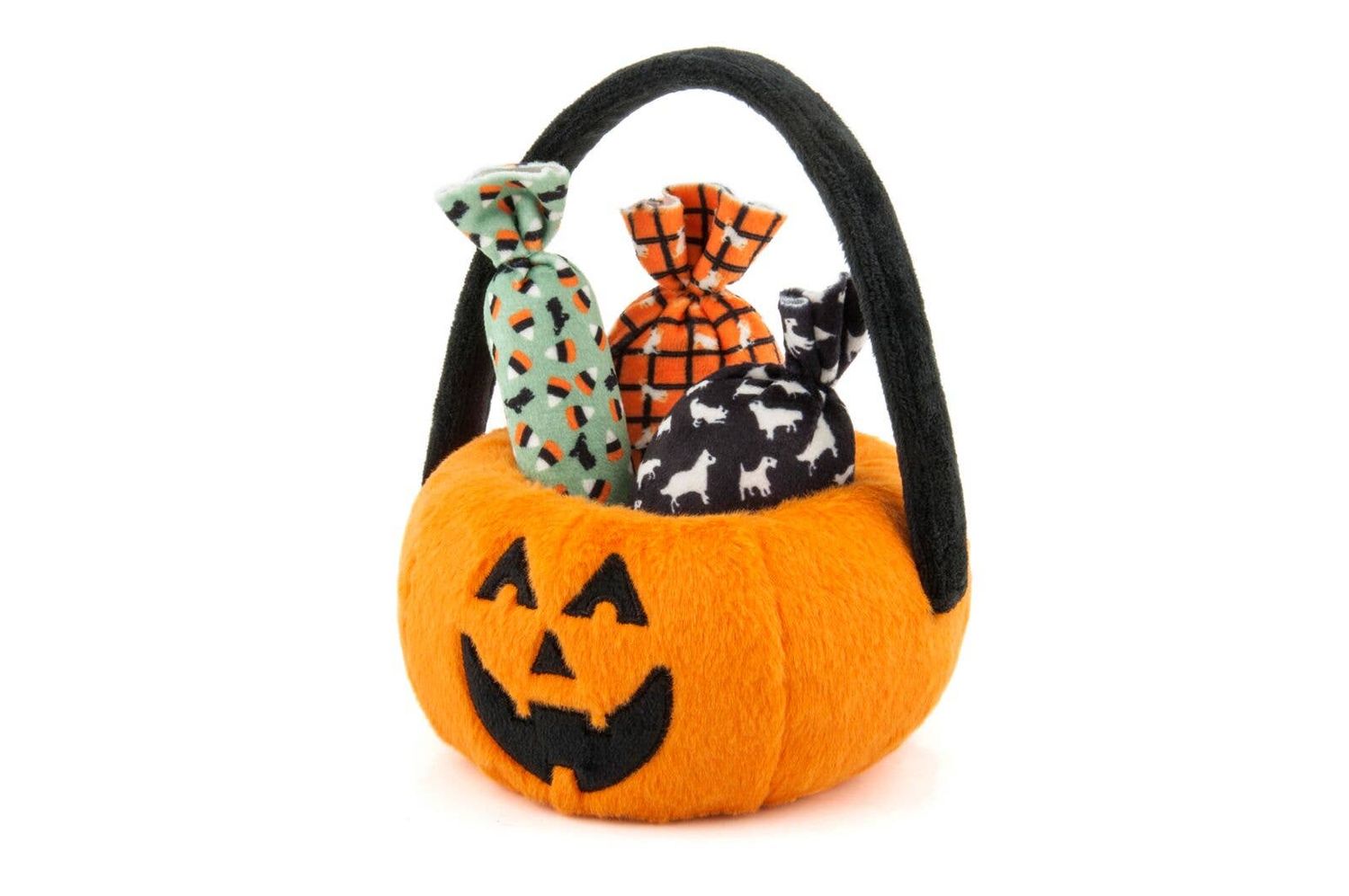 Howl-o-ween Pumpkin Basket: 5.7 x 5.7 x 7.1