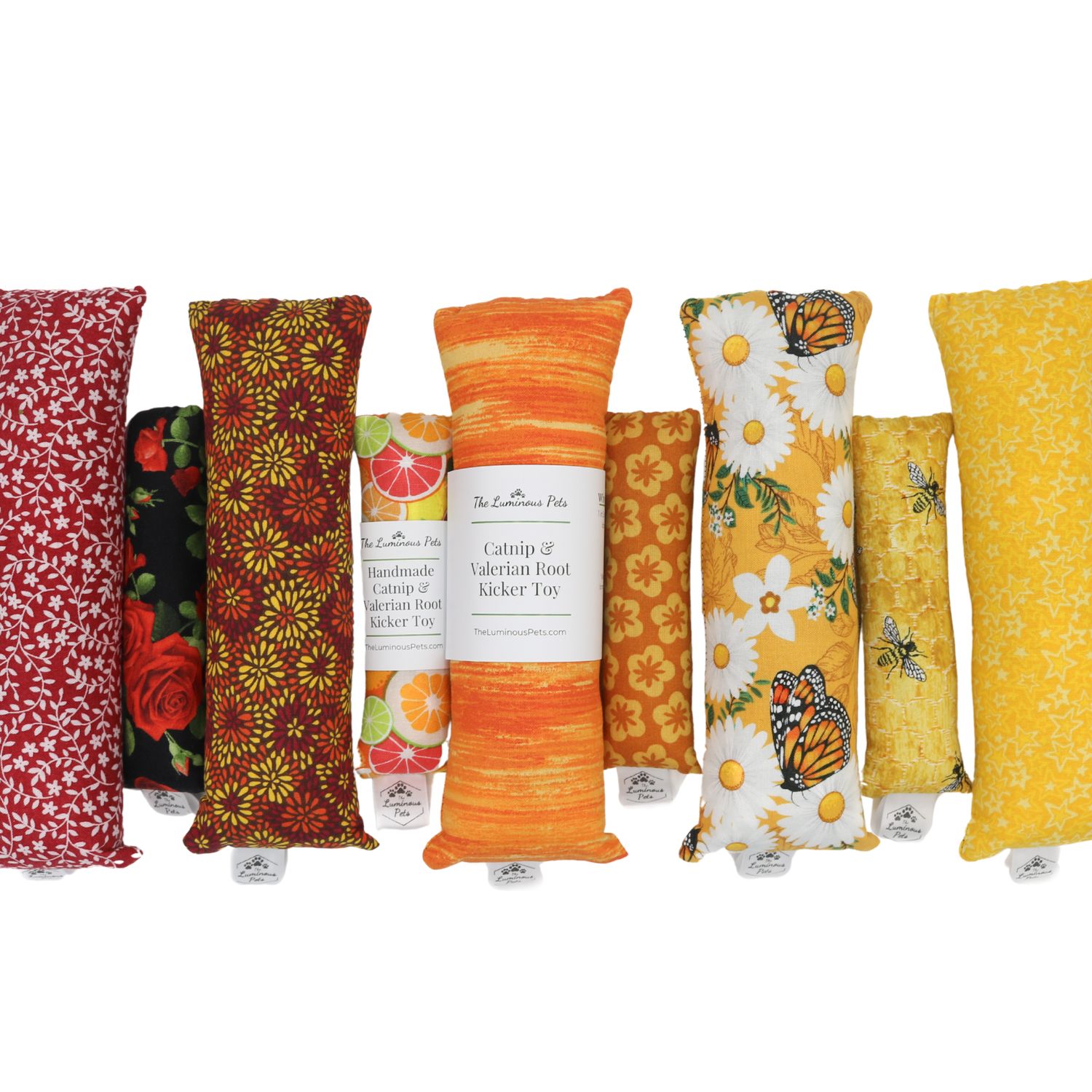 Assorted Catnip with Valerian Root Cat Toy | Warm Tones: Small
