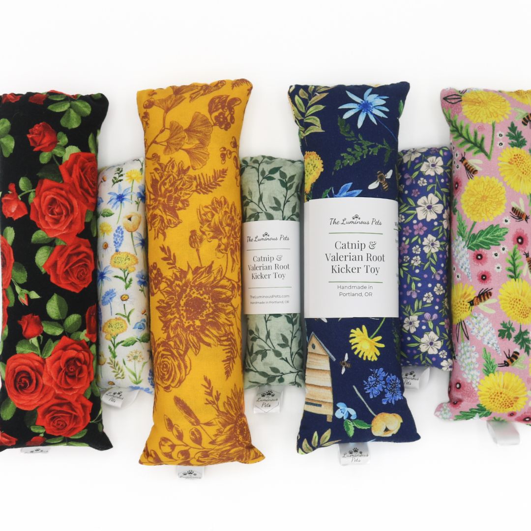 Floral Assorted Kickers | Catnip with Valerian Root Cat Toy: Small