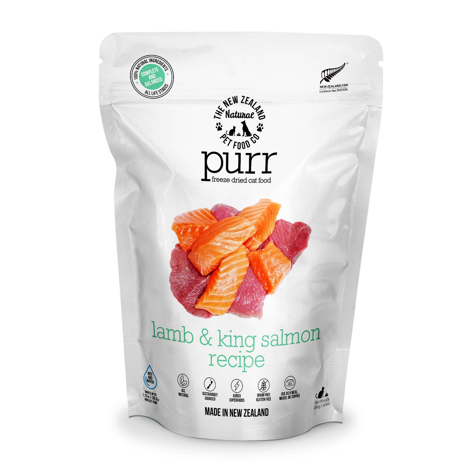 PURR Lamb &amp; King Salmon Freeze Dried Cat Food 1.76oz | 9.9oz: 1.76oz