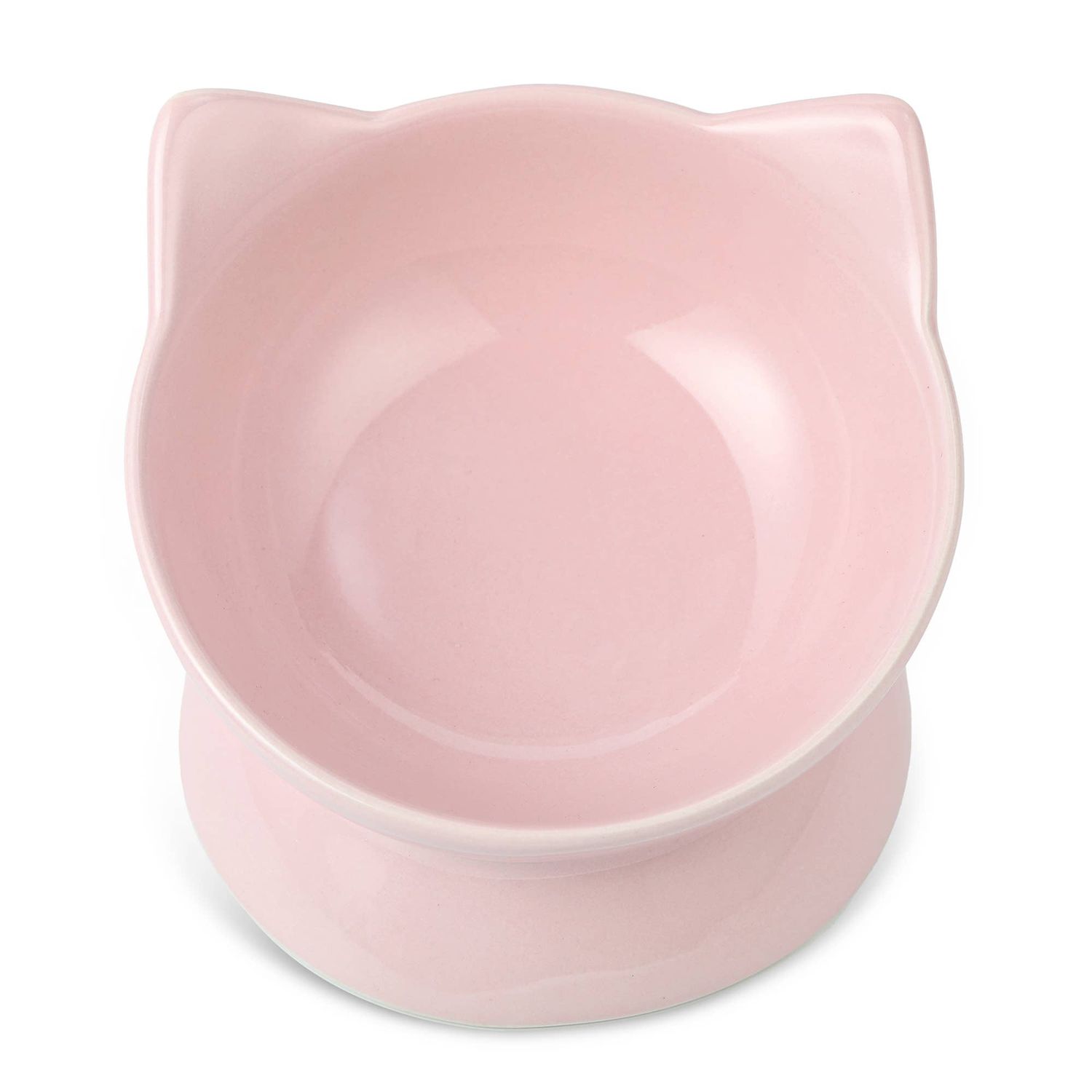 Oscar Tilt Cat Dish: Pink