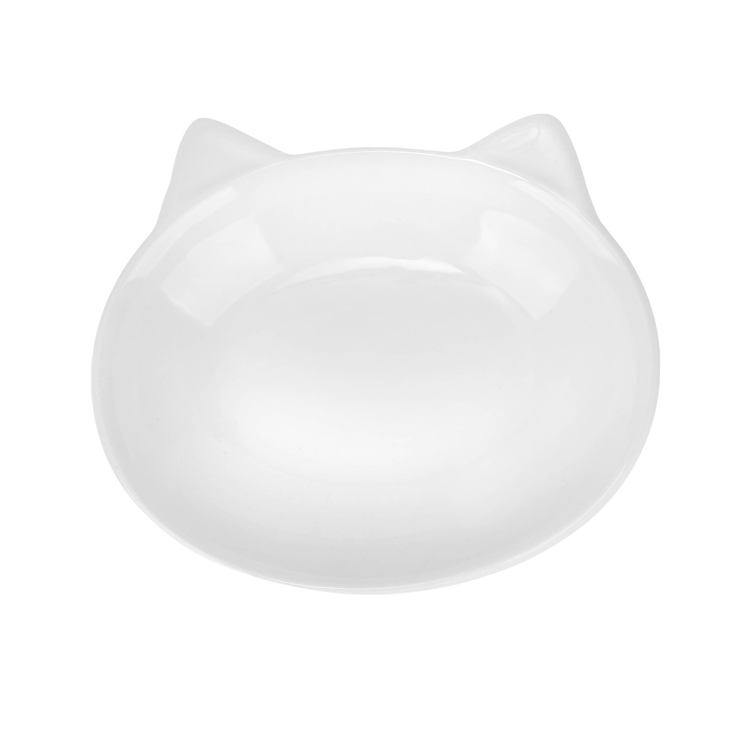 Milo Cat Dish : White