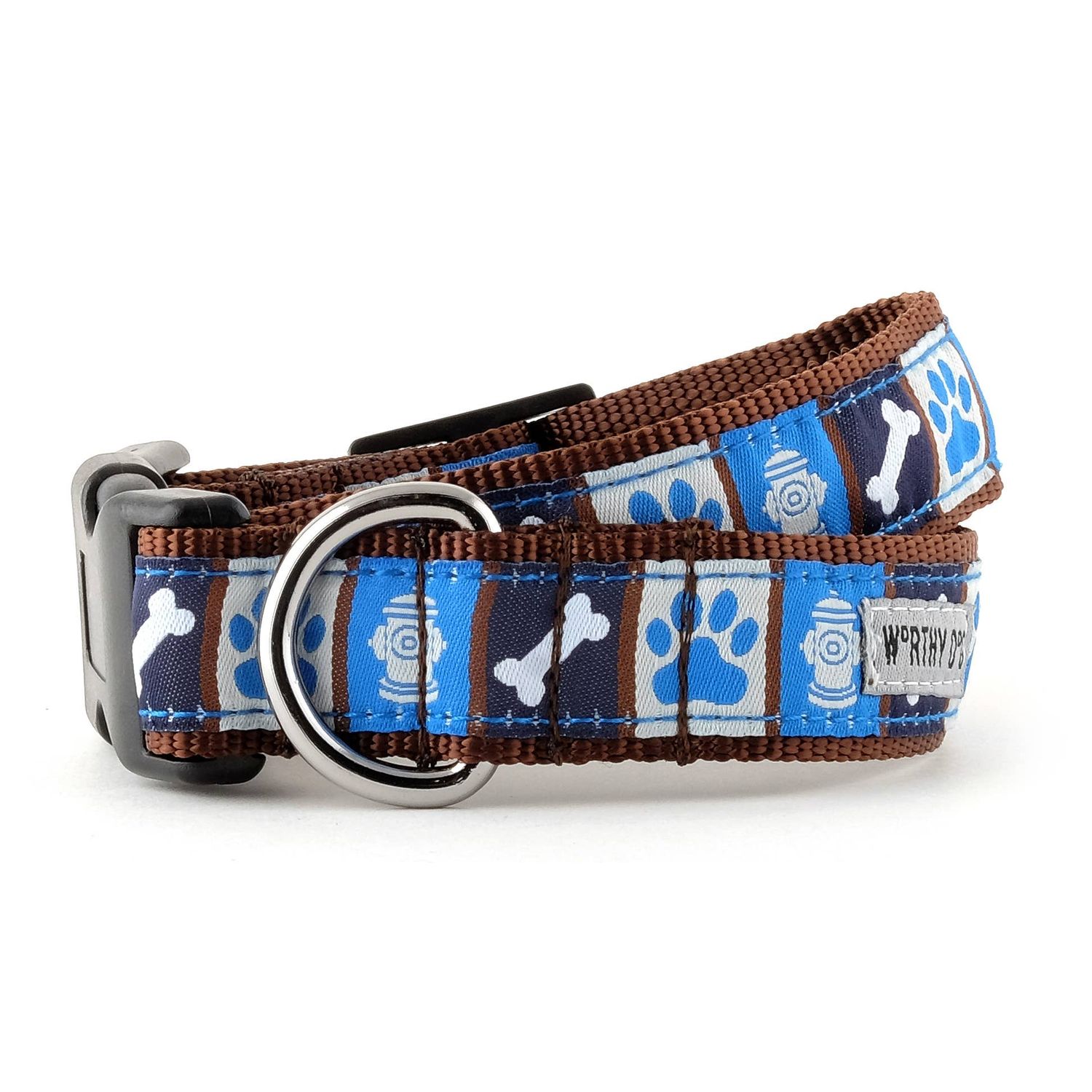 A Dog's Life Collar: Blue / Medium