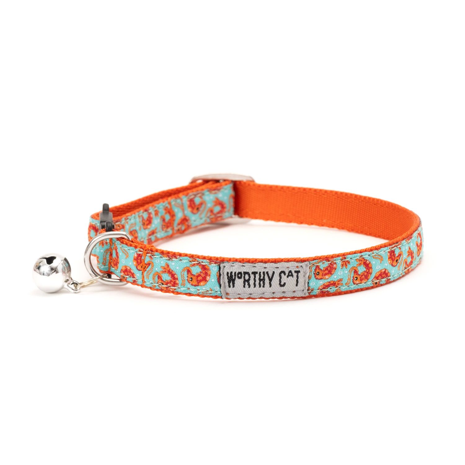 Shrimp Cat Collar: Blue / One Size Fits Most