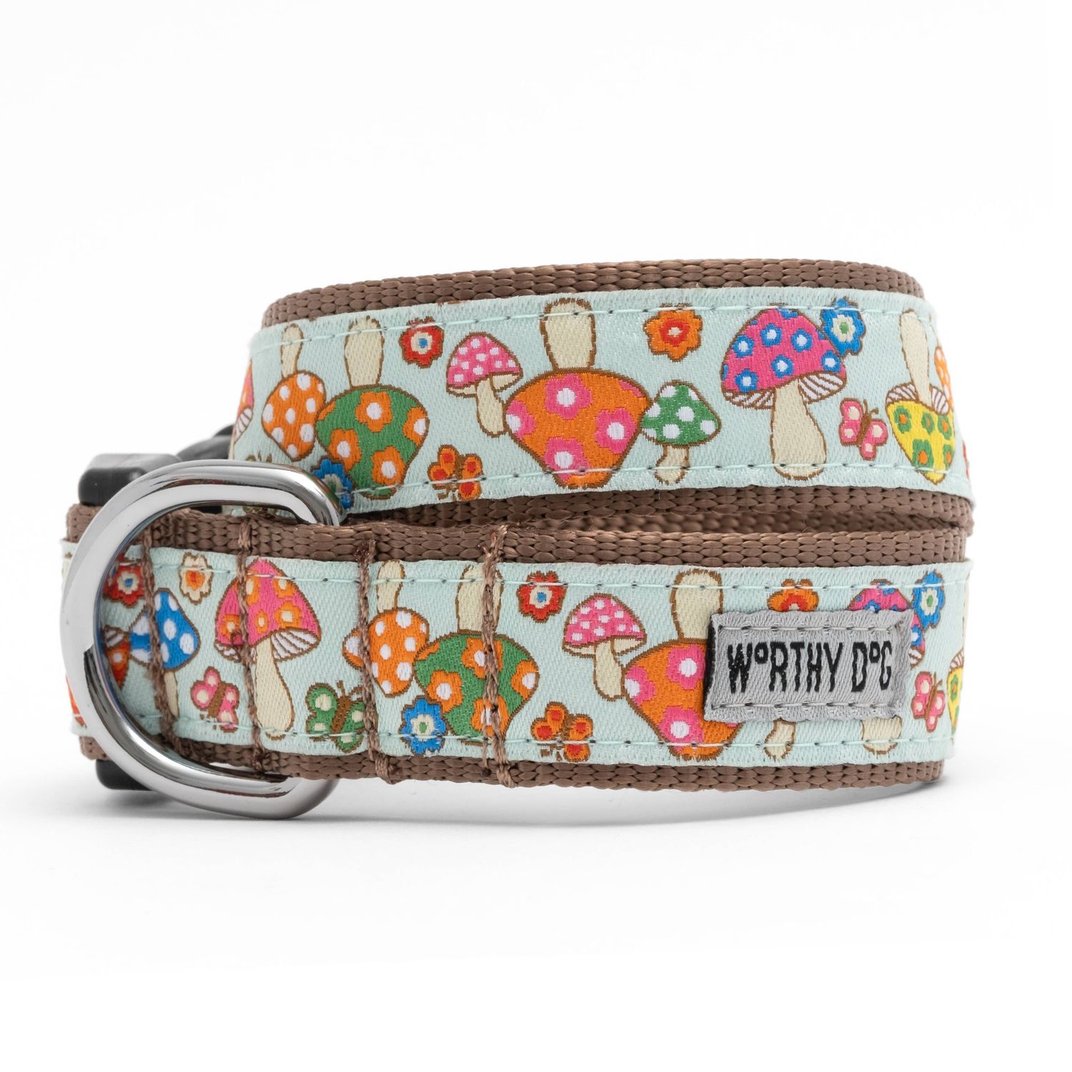 Mushrooms Collar: Green / Medium