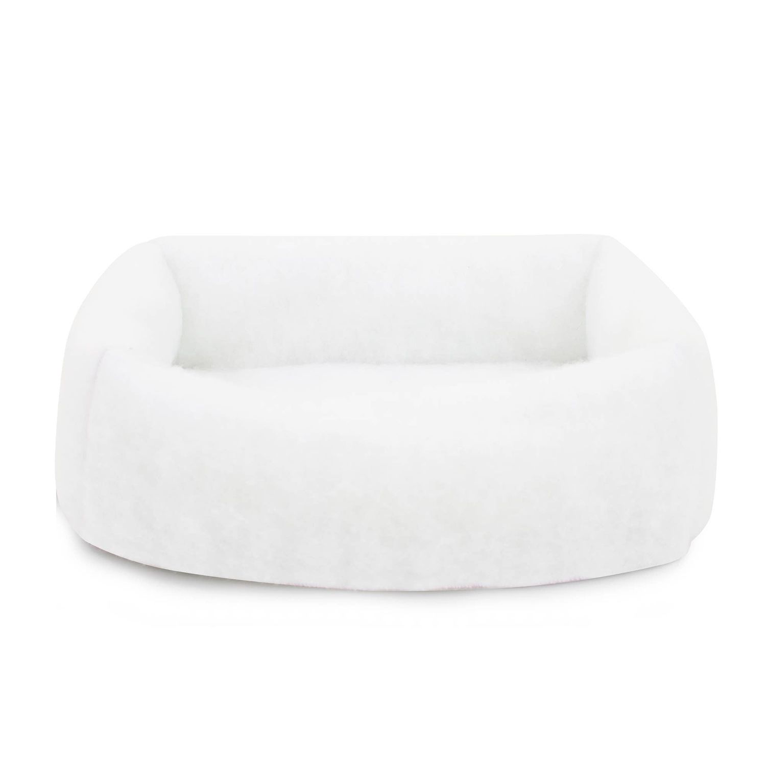 2 in 1 Mysterious Kitty Kuddler® Cat Tunnel and Bolster Bed: White