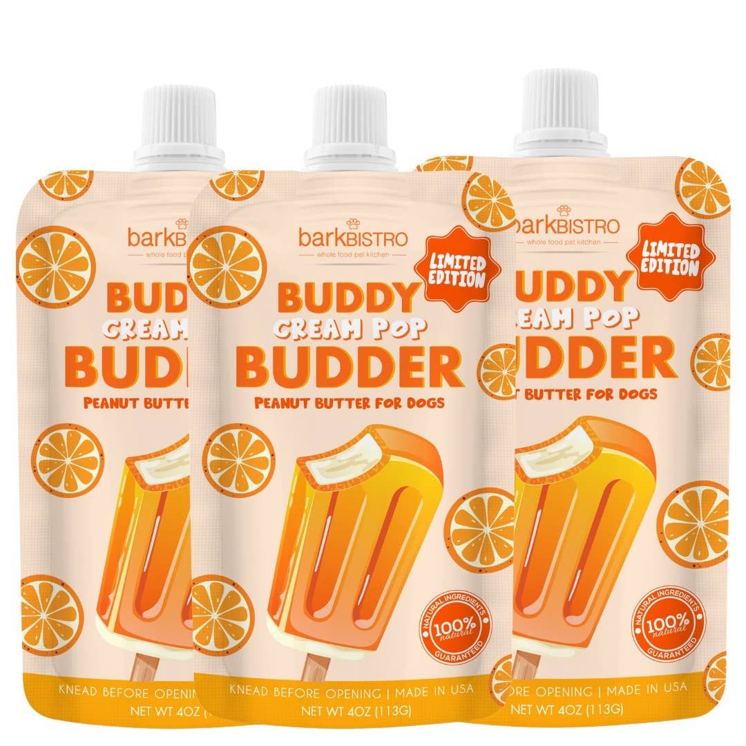 LIMITED EDITION Cream Pop Buddy Budder - Dog Peanut Butter