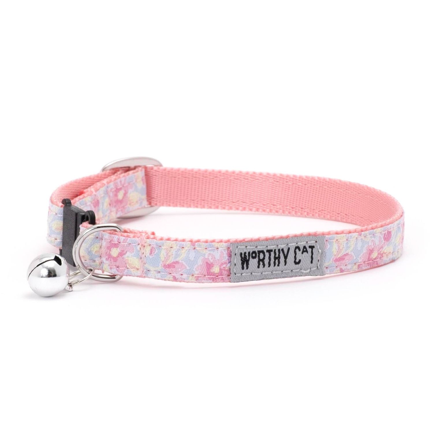 Fancy Floral Cat Collar: Blue / One Size Fits Most
