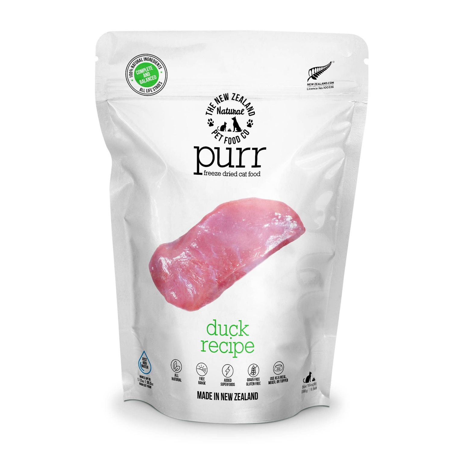 PURR Duck Freeze Dried Cat Food 1.76oz | 9.9oz: 1.76oz