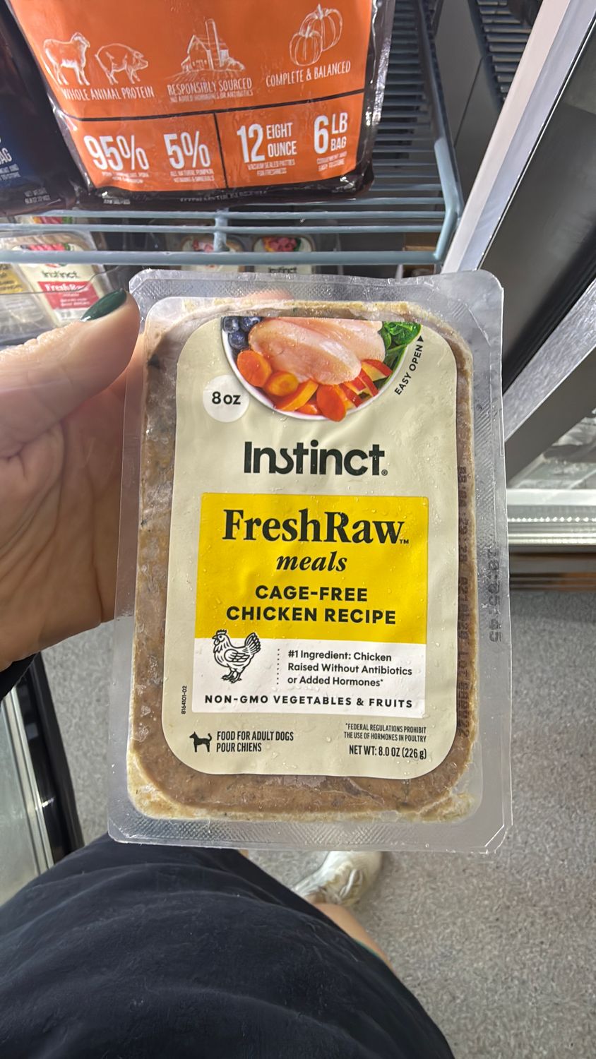 INST FRSHRAW MLS GF CKN 8OZ